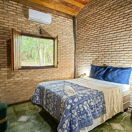 Chales Pocoo Com Rio Exclusivo Bonito  Exterior photo